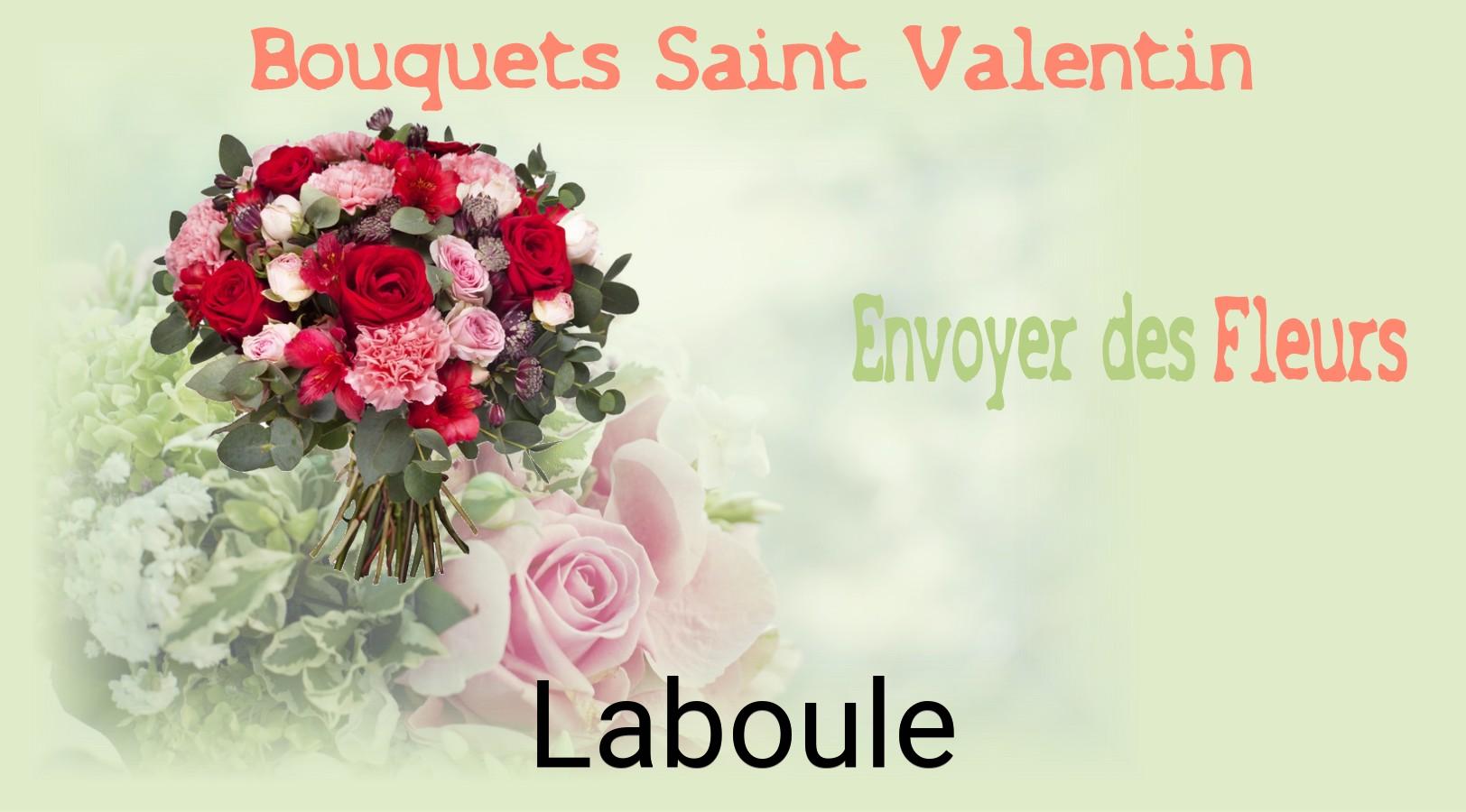 Roses de Saint-Valentin livrées à Laboule